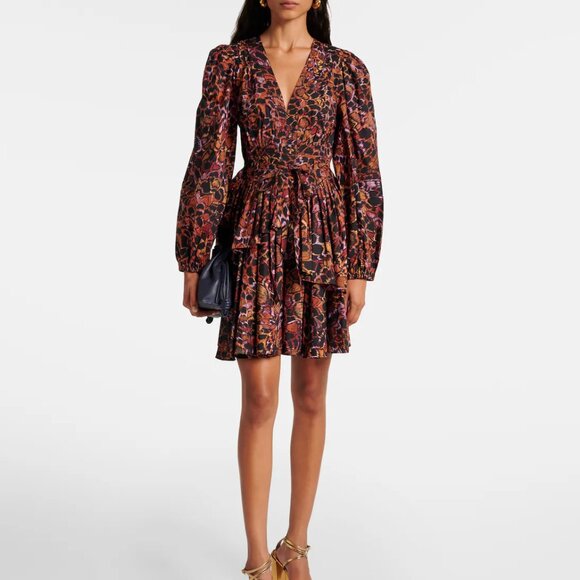 Ulla Johnson Lulu pleated cotton minidress - Size 4 - Picture 2 of 6